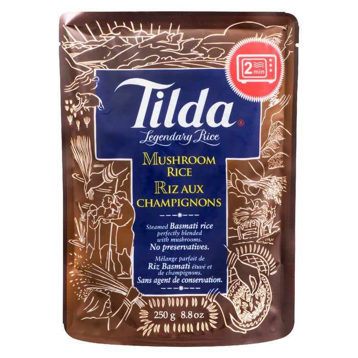 TILDA RIZ BASMATI CHAMPIGNONS, 250 G