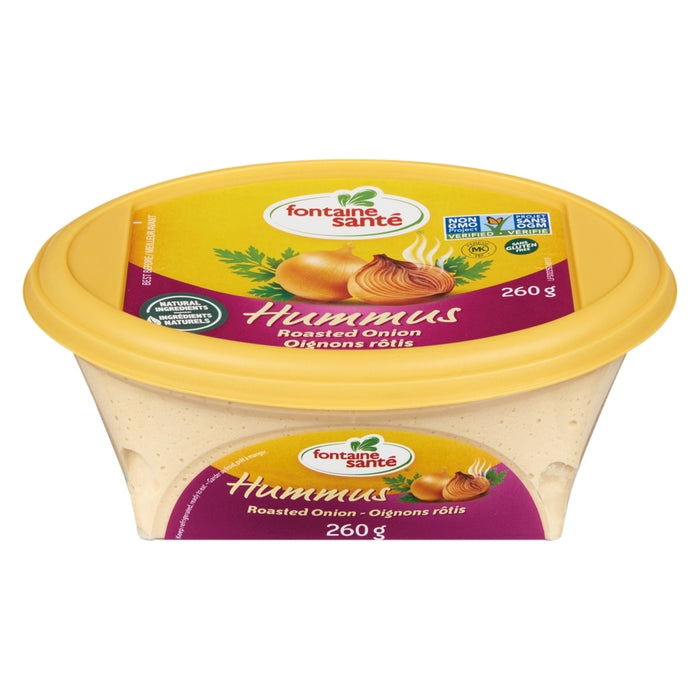 FONTAINE SANTÉ, HUMMUS OIGNONS RÔTIS, 260 G