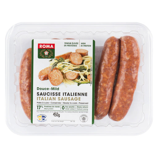 ROMA SAUCISSE ITALIEN DOUCE 450G