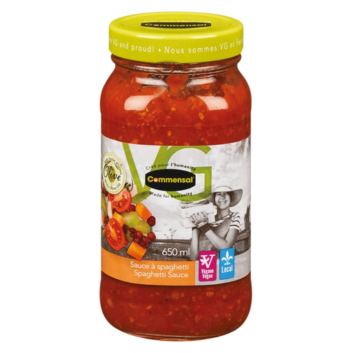 COMMENSAL, SAUCE SPAGHETTI VÉGANE, 650 ML