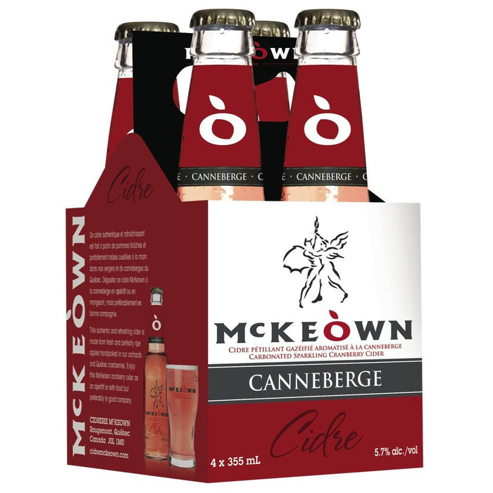 MCKEOWN CIDRE CANNEBERGE 4X355 ML