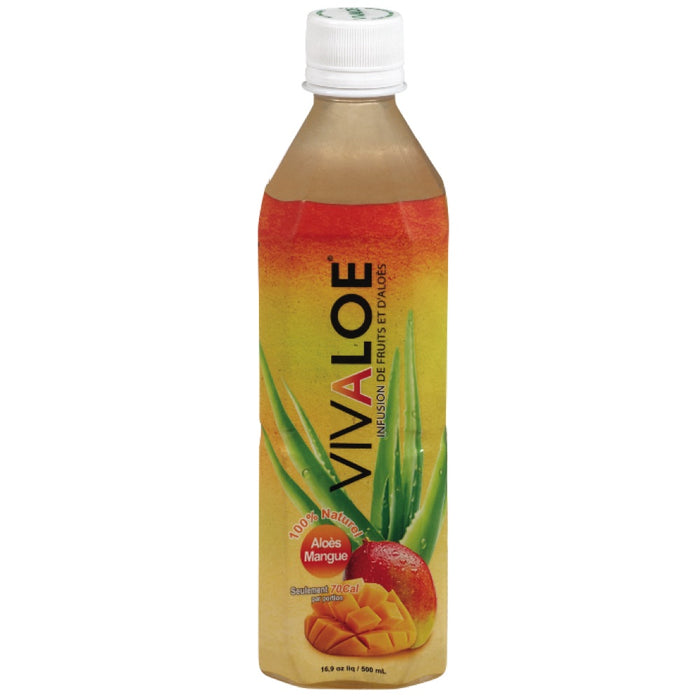 VIVALOE, BOISSION ALOE MANGUE, 500 ML