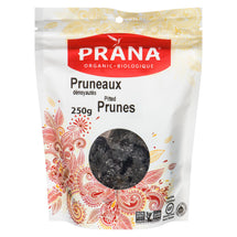 PRANA ORGANIC PITTED PRUNES, 250 G