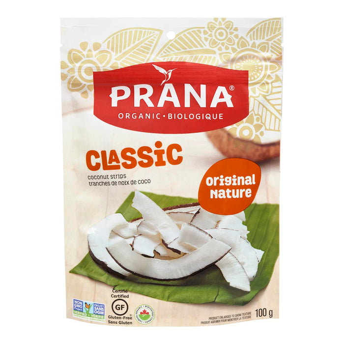 PRANA NOIX DE COCO TRANCHES NATURE BIOLOGIQUE, 100 G