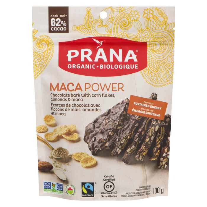 PRANA ECORCES DE CHOCOLAT MACA POWER, 100G