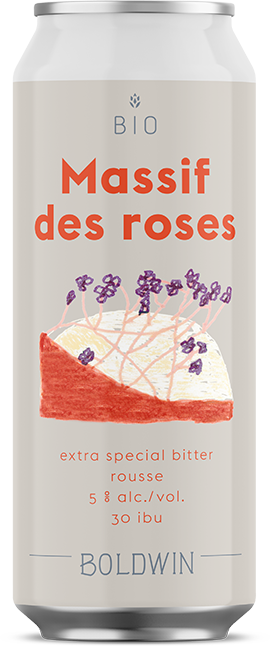 BOLDWIN, MASSIF DES ROSES EXTRA SPECIAL BITTER ROUSSE BIOLOGIQUE 5%, 473 ML