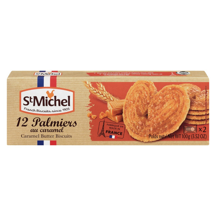 ST-MICHEL, PALMIERS AU CARAMEL, 100 G