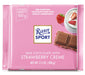 RITTER SPORT, CHOCOLAT AU LAIT FOURRÉ À LA CRÈME À LA FRAISE, 100 G