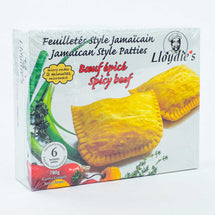LLOYDIES, JAMAICAN STYLE PASTRY WITH SPICY BEEF, 780 G
