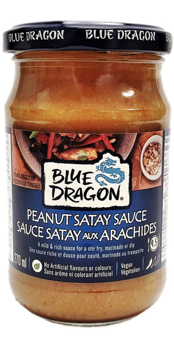 BLUE DRAGON, SAUCE SATAY AUX ARACHIDES, 270ML