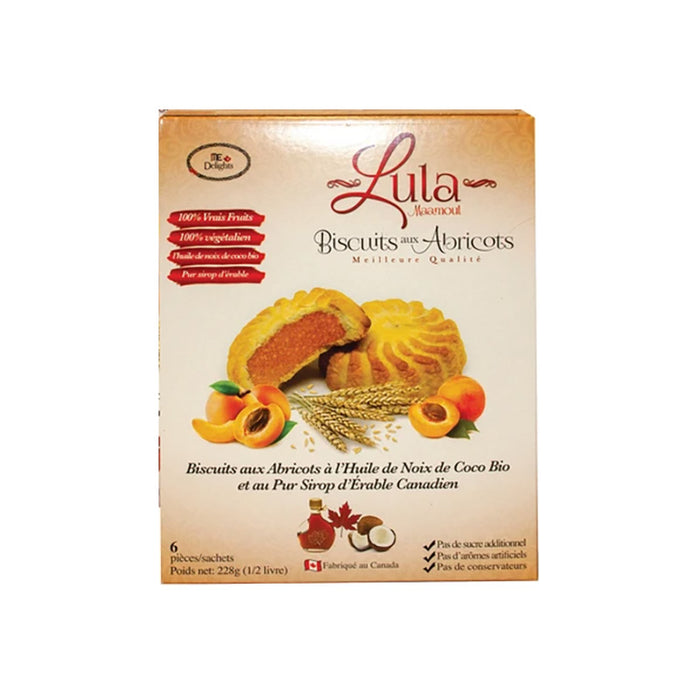 LULA, MAAMOUL BISCUITS AUX ABRICOTS, 228G
