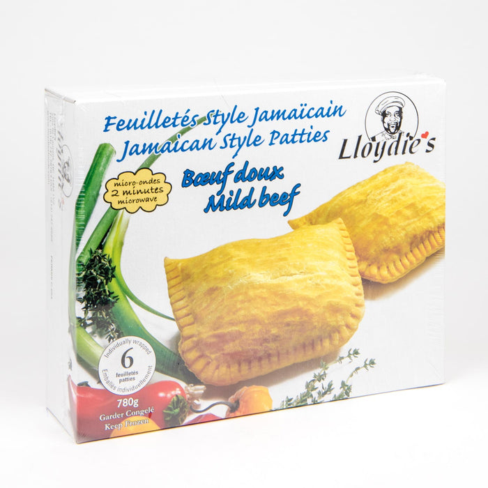 LLOYDIES, FEUILLETÉ STYLE JAMAICAN AU BŒUF, 780 G