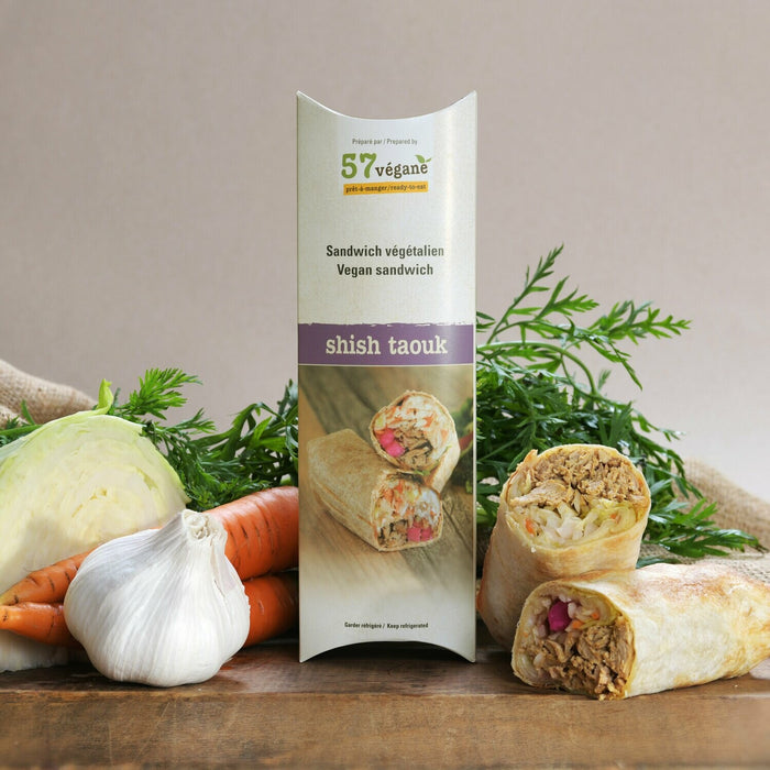 57VÉGANE, SHISH-TAOUK WRAP VÉGÉTALIEN, 294G