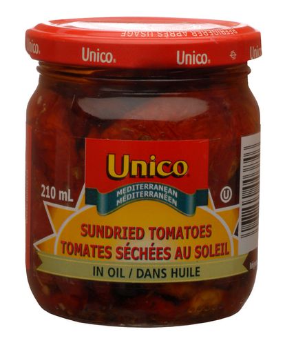 Tomates séchées au soleil d'Unico 210 ml 