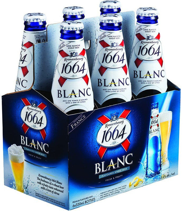 KRONENBOURG 1664 BIÈRE BLANC 6X330 ML