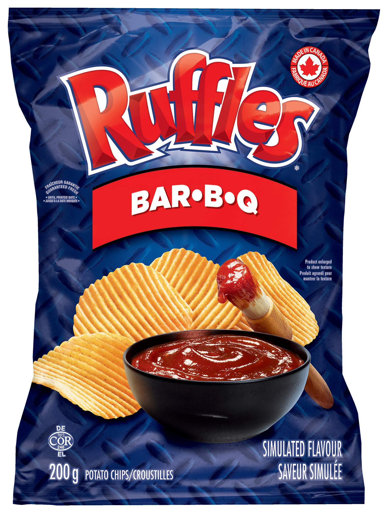 RUFFLES, BAR-BQ CHIPS, 220 G — Marché Nuvo
