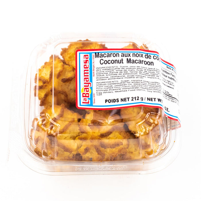 LA BAYAMESA, MACARON AUX NOIX DE COCO, 212 G