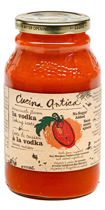 CUCINA ANTICA, SAUCE POUR PÂTES À LA VODKA, 670 ML