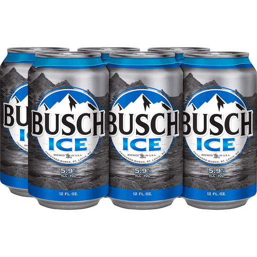 BUSCH ICE, BIÈRE EN CANETTE, 6X355 ML