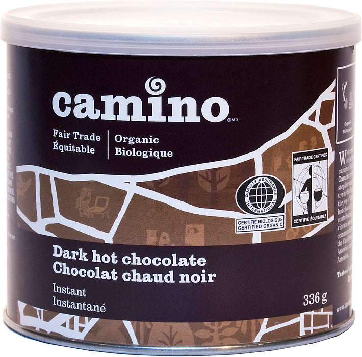 CAMINO, CHOCOLAT CHAUD NOIR BIOLOGIQUE, 336G