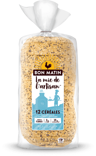 BON-MATIN, BELGIAN BREAD 12 CEREALS, 700G