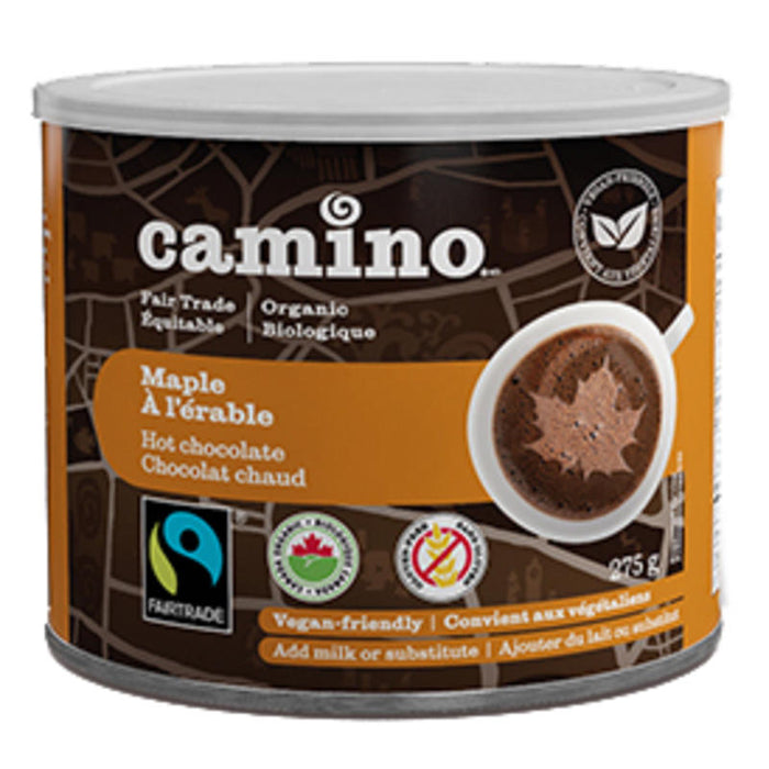CAMINO, CHOCOLAT CHAUD À L'ÉRABLE BIOLOGIQUE, 275G