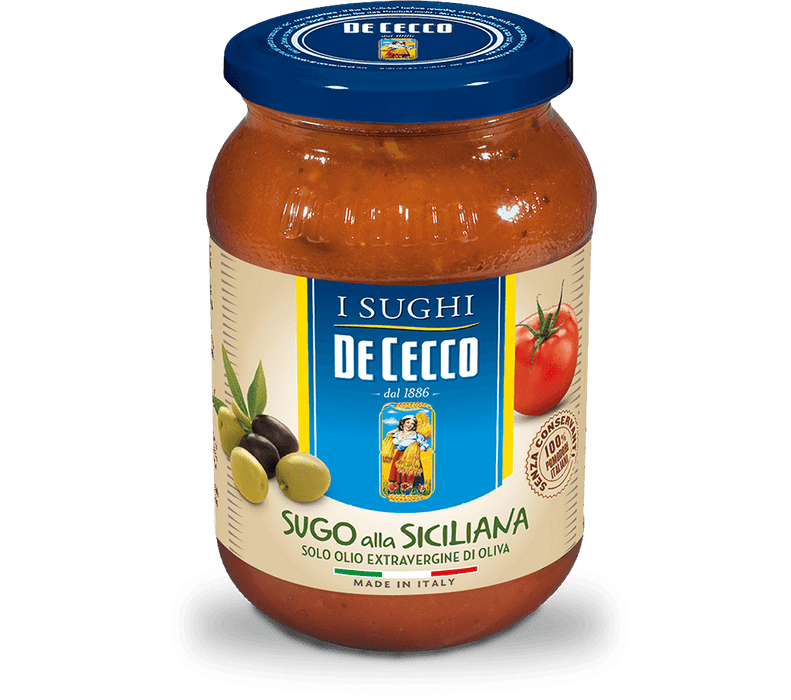 DE CECCO, SAUCE TOMATE ALLA SICILIANA, 400 G