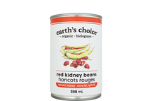 EARTH'S CHOICE, HARICOTS ROUGES BIO, 398 ML