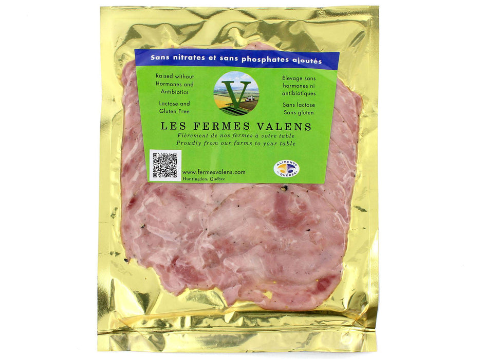 FERMES VALENS, JAMBON POIVRE BIOLOGIQUE, 1 PAQUET