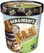 BEN & JERRY'S, DESSERT GLACÉ NON-LAITIER BEURRE D'ARACHIDE ET BISUITS, 500 ML