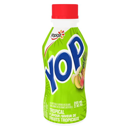YOPLAIT, YOP YOGOURT À BOIRE À SAVEUR DE FRUITS TROPICAUX, 200 ML