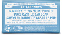 DR. BRONNER'S, SAVON DE CASTILLE BARRE NON PARFUME, 141 G