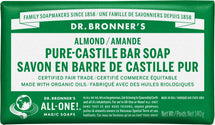 DR. BRONNER'S, SAVON DE CASTILLE BARRE AMANDE, 140 G