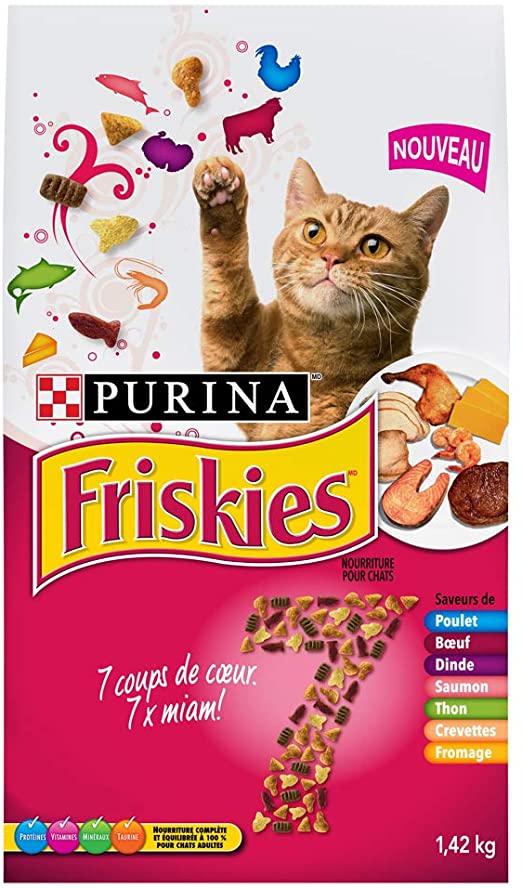 FRISKIES 7 DRY CAT FOOD 1.42 KG Nuvo market