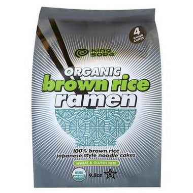 KING SOBA, NOUILLES RAMEN AU RIZ BRUN BIO, 280 G