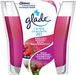 GLADE, CHANDELE 2-EN-1 BAIES RAYONNANTES ET FRAMBOISES SAUVAGES, 1 UNITÉ