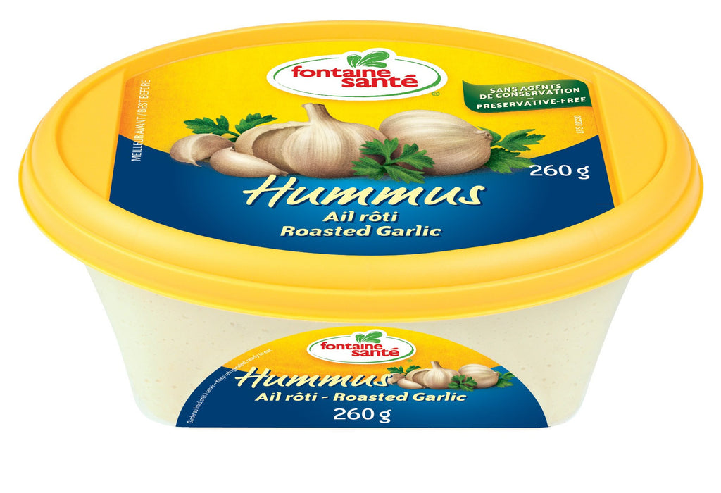 FONTAINE SANTE HUMMUS AIL RÔTI 260 G