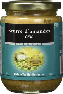 NUTS TO YOU NUT BUTTER, BEURRE D'AMANDES CRÉMEUX 365G