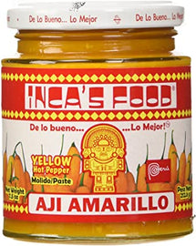 INCA'S FOOD, PIMENT JAUNE FORT ,425G