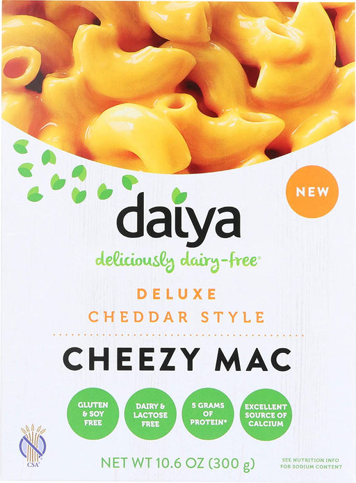 DAIYA, MACARONI STYLE CHEDDAR SANS PRODUITS LAITIERS, 300 G