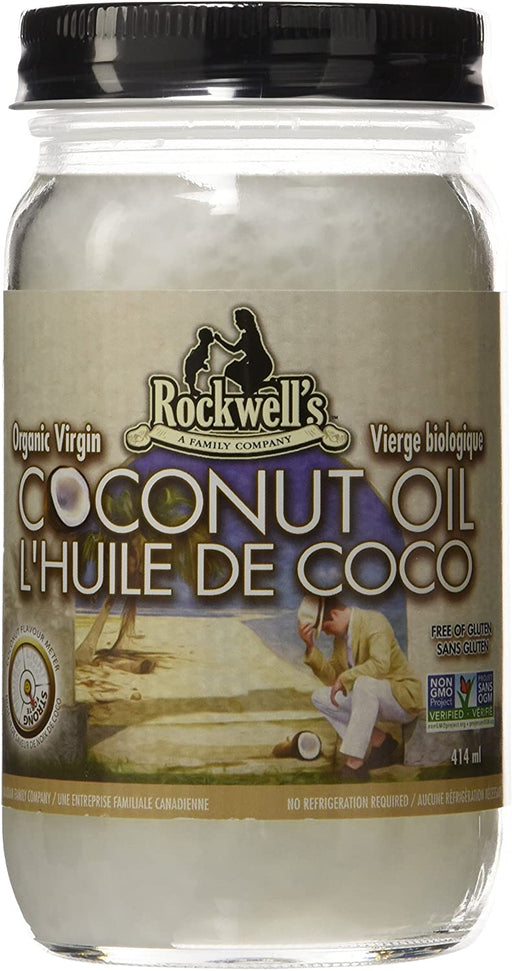 ROCKWELL'S, L'HUILE DE COCO BIOLOGIQUE, 414 ML