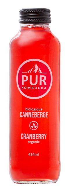 PUR KOMBUCHA CANNEBERGE BIO 414ML