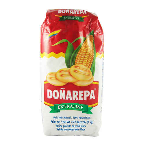 DONAREPA, FARINE PRÉCUIT DE MAÏS BLANC, 1 KG