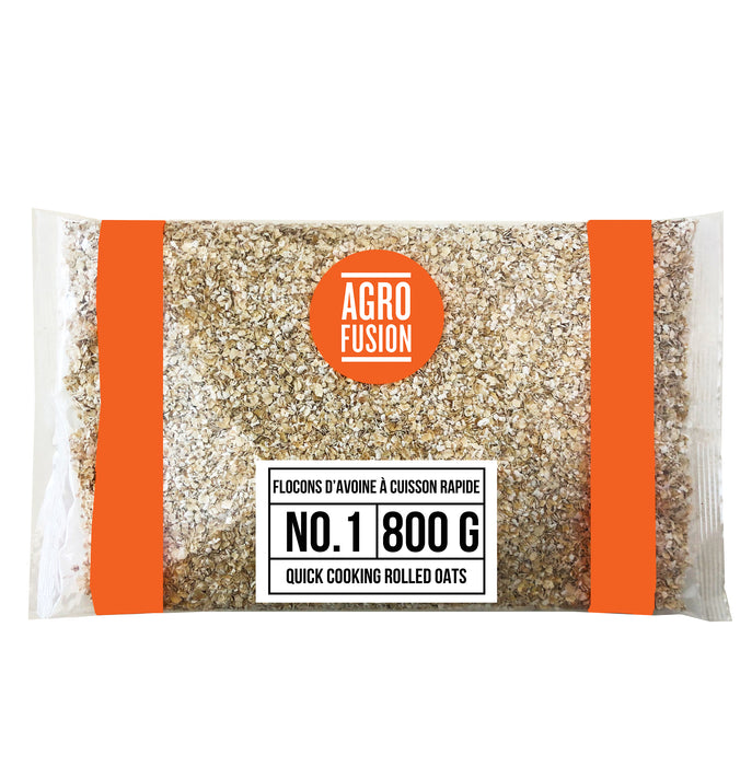AGROFUSION, FLOCONS D'AVOINE RAPIDE, 800G
