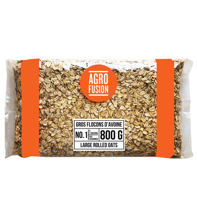 AGROFUSION, GROS FLOCONS D'AVOINE, 800G