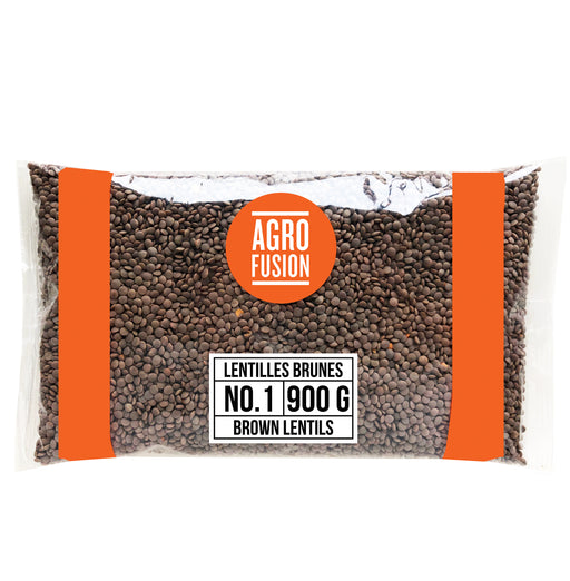 AGROFUSION, BROWN LENTILS, 900G