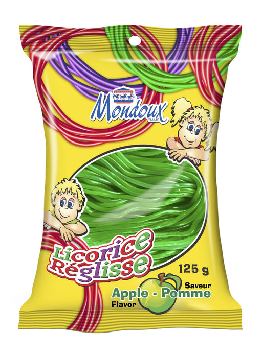 MONDOUX, RÉGLISSE POMME, 125 G