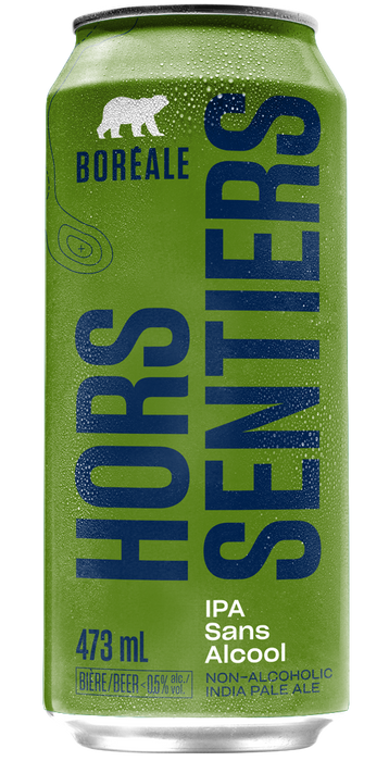 BOREALE, BIÈRE IPA SANS ALCOOL, 473 ML