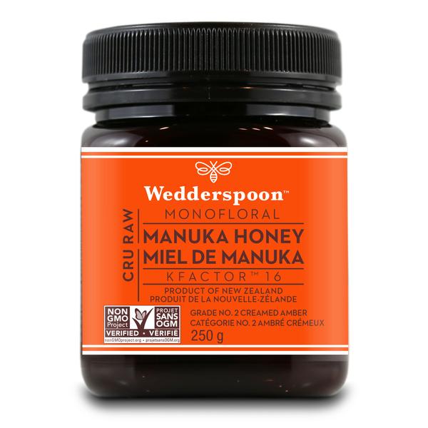 WEDDERSPOON, MIEL DE MANUKA MONOFLORAL CRU, 250 G