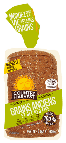 COUNTRY HARVEST, GRAINS ANCIENS, 600G